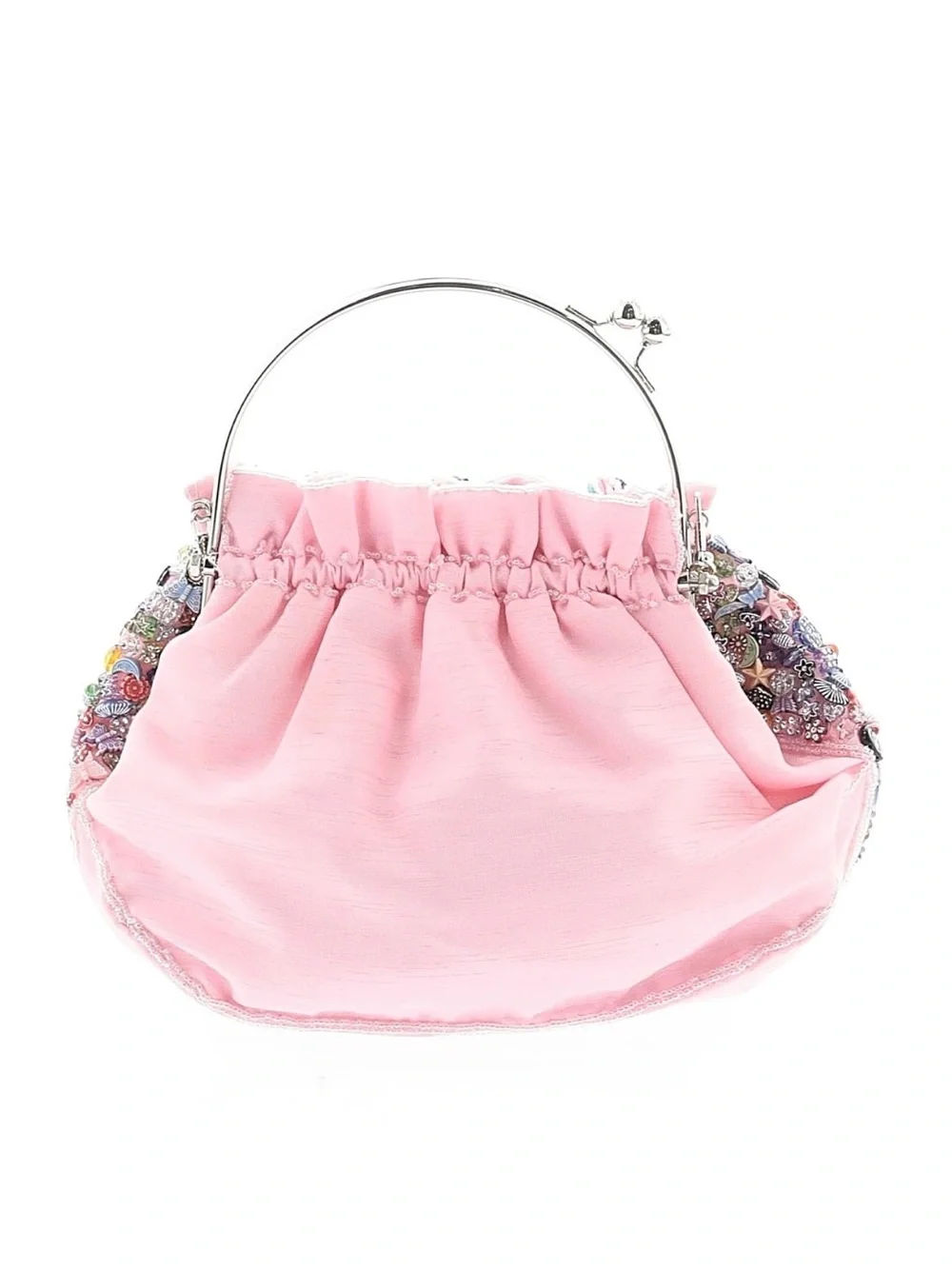 BEADED HANDBAG ~ Flirty Multicolor Handbag w/Artisan Beadwork Crossbody Chain